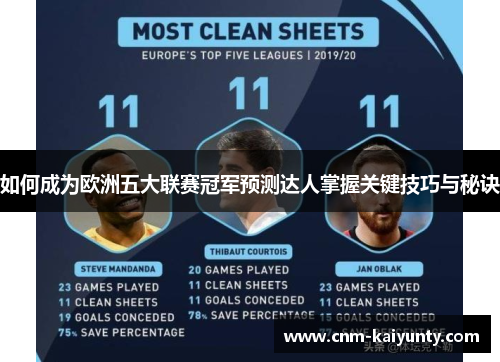 如何成为欧洲五大联赛冠军预测达人掌握关键技巧与秘诀